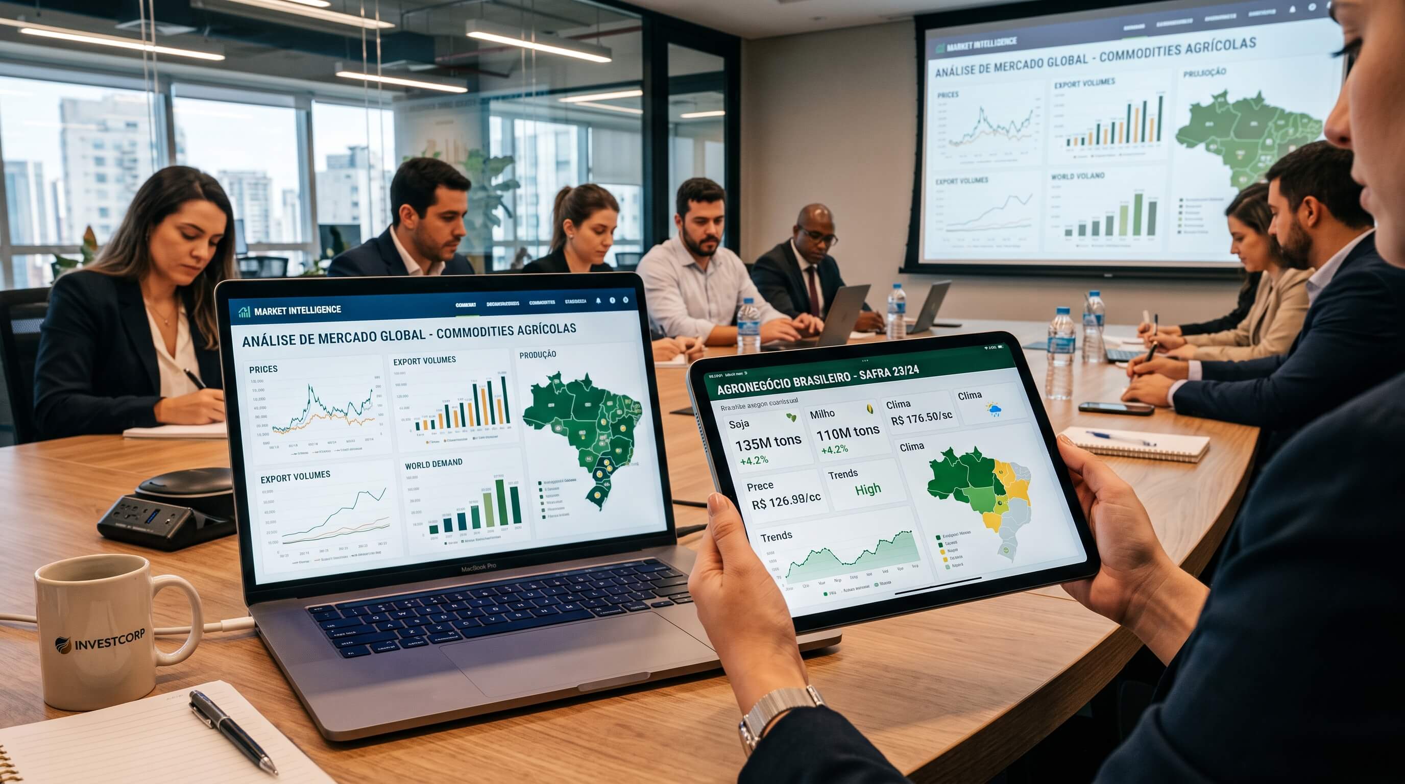 Dashboard para benchmark de agro